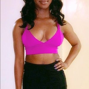 Fuchsia bra top
